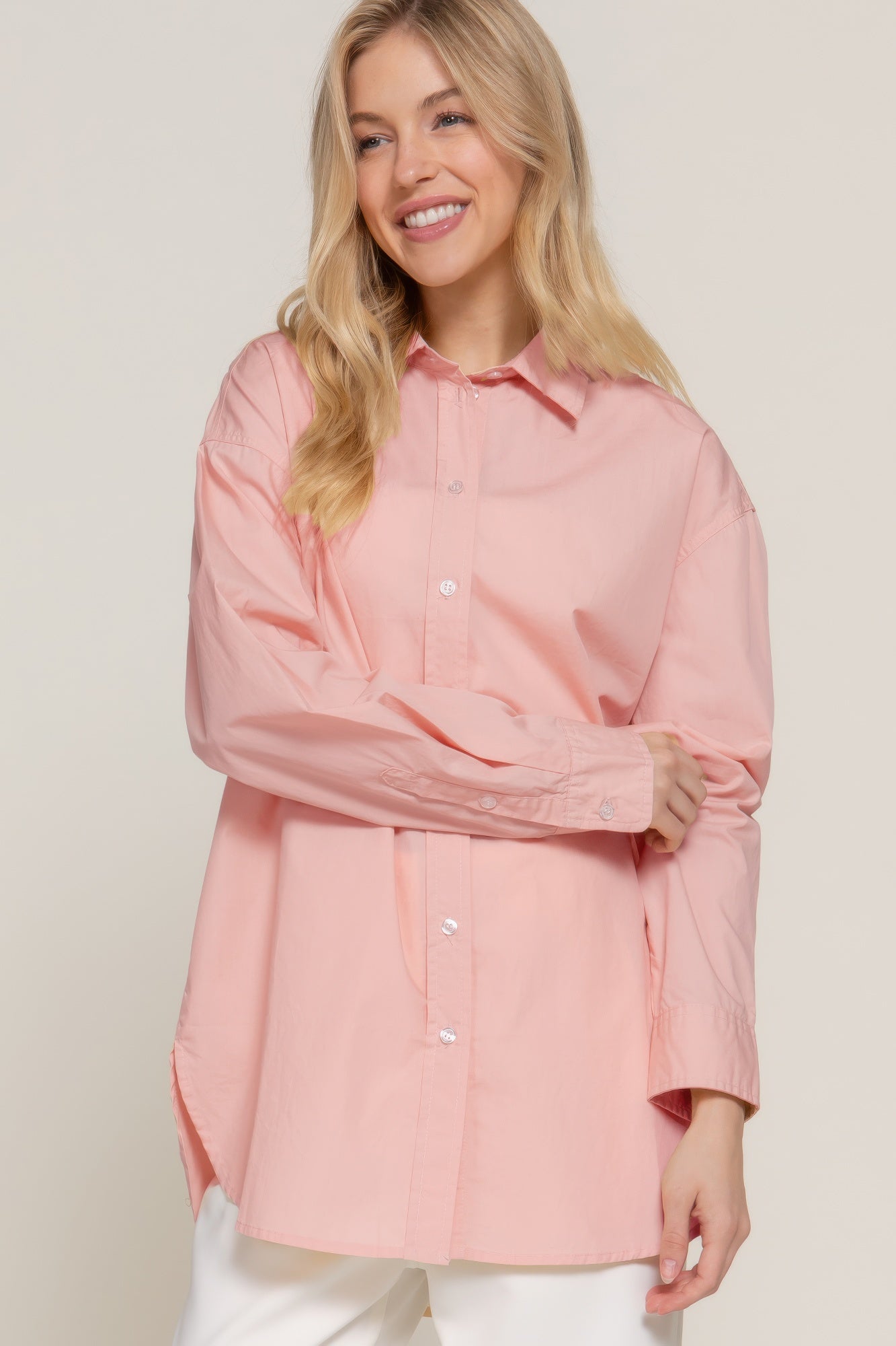 Long Sleeve Loose Fit Shirt